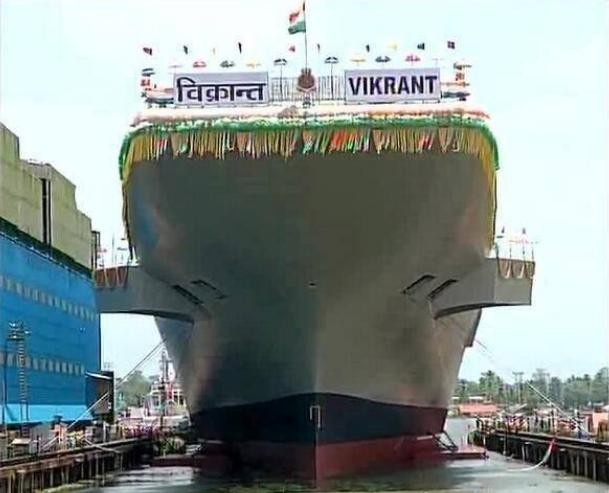 Ngày 12 tháng 8 năm 2013, Ấn Độ hạ thủy tàu sân bay nội địa đầu tiên mang tên INS Vikrant